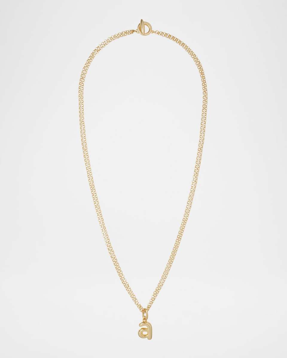 The Puffy Initial Necklace